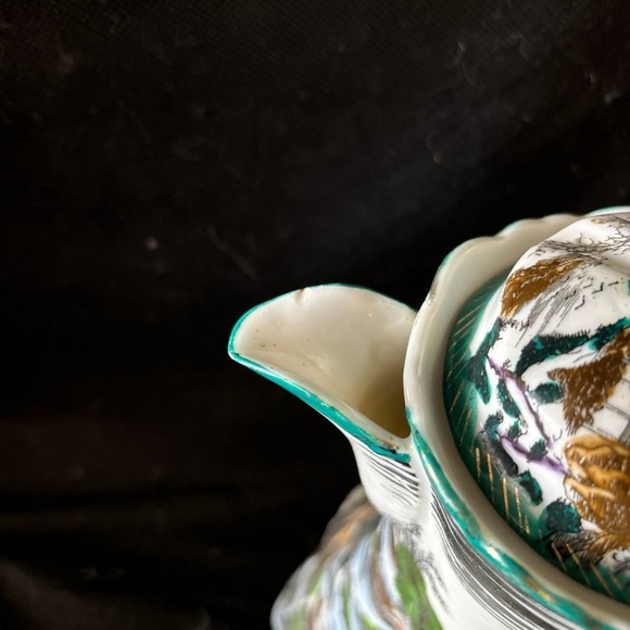 Chinoiserie Tea Set of 4 - Picture 4 of 8